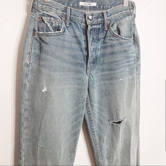 GRLFRND Helena High Rise Straight Leg Jeans Last Dance Wash 24 - Picture 5 of 9